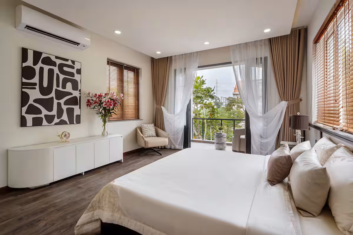 Villa Quận 2 Sài Gòn Odwin69 - Khu vực phòng ngủ