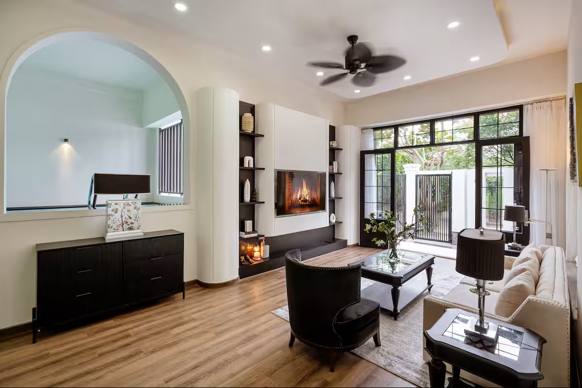 Villa Quận 2 Sài Gòn Odwin69 - Khu vực phòng khách