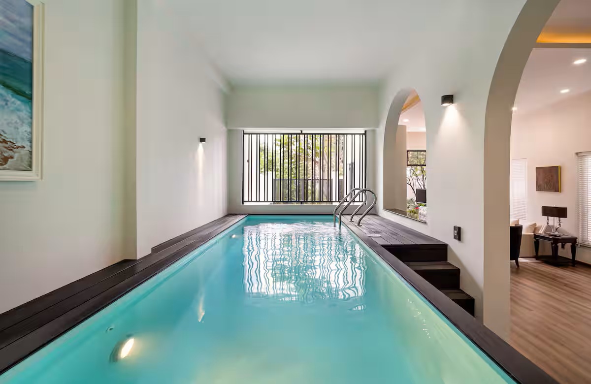 Villa Quận 2 Sài Gòn Odwin69 - Khu vực hồ bơi