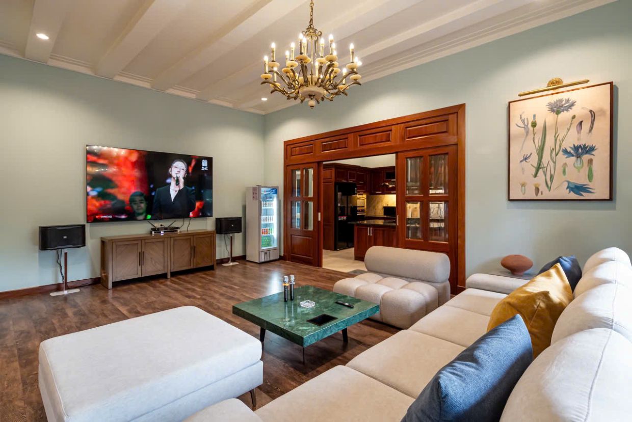 Villa Quận 2 Sài Gòn Odwin73 - Khu vực phòng khách