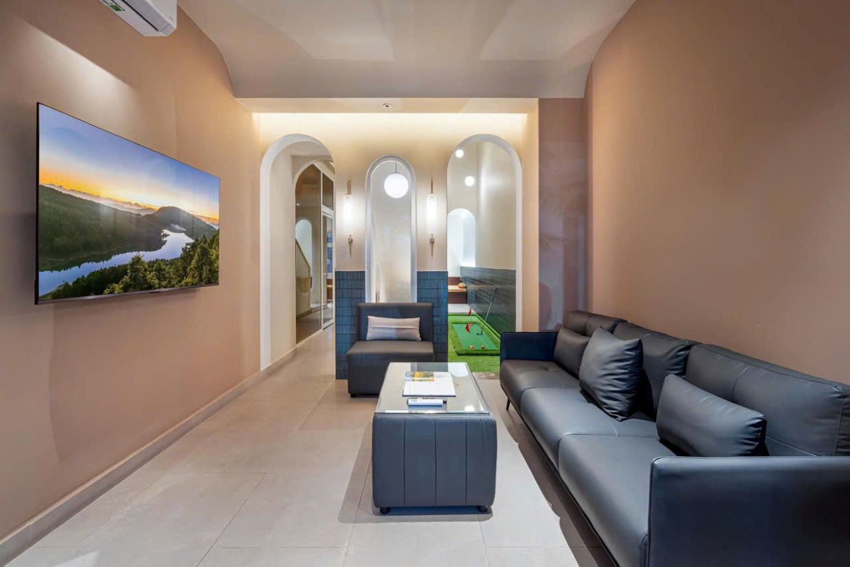 Villa Quận 2 Sài Gòn Odwin75 - Khu vực phòng khách