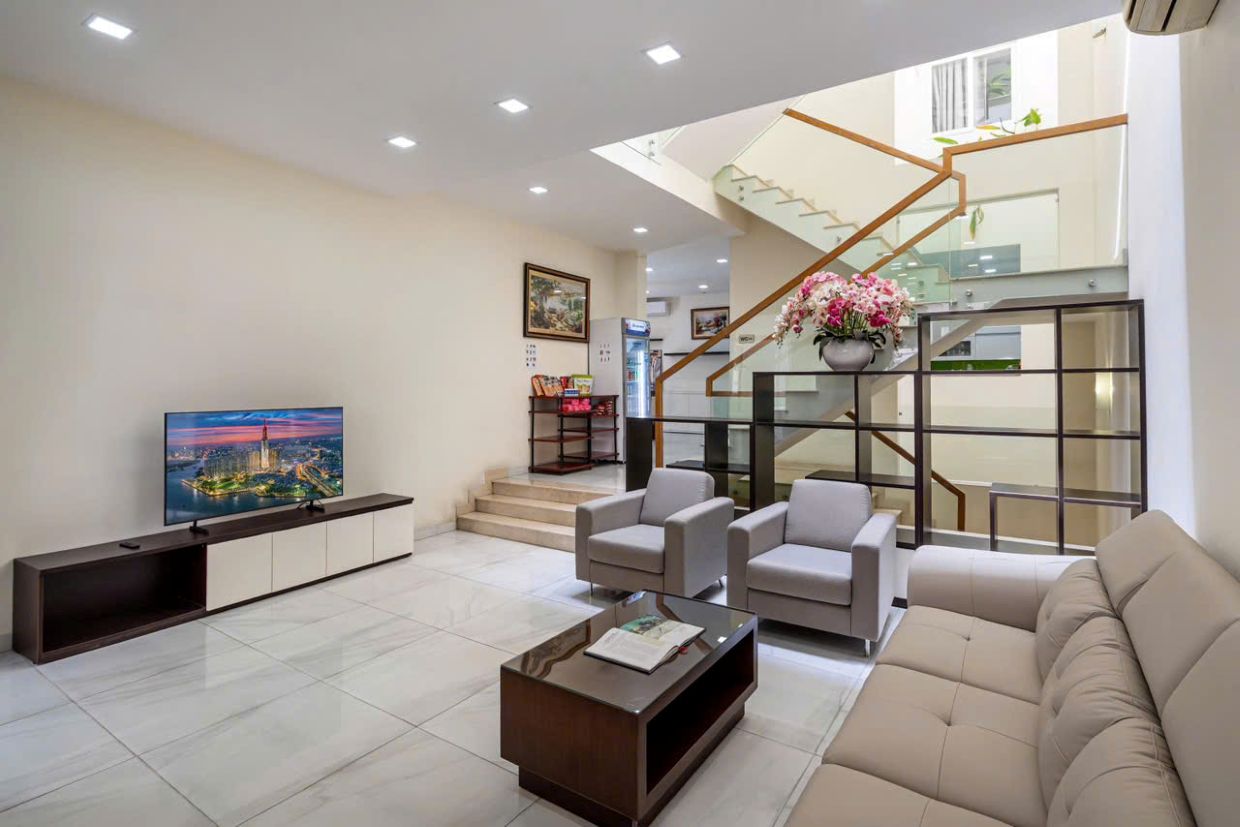 Villa Quận 2 Sài Gòn Odwin76 - Khu vực phòng khách