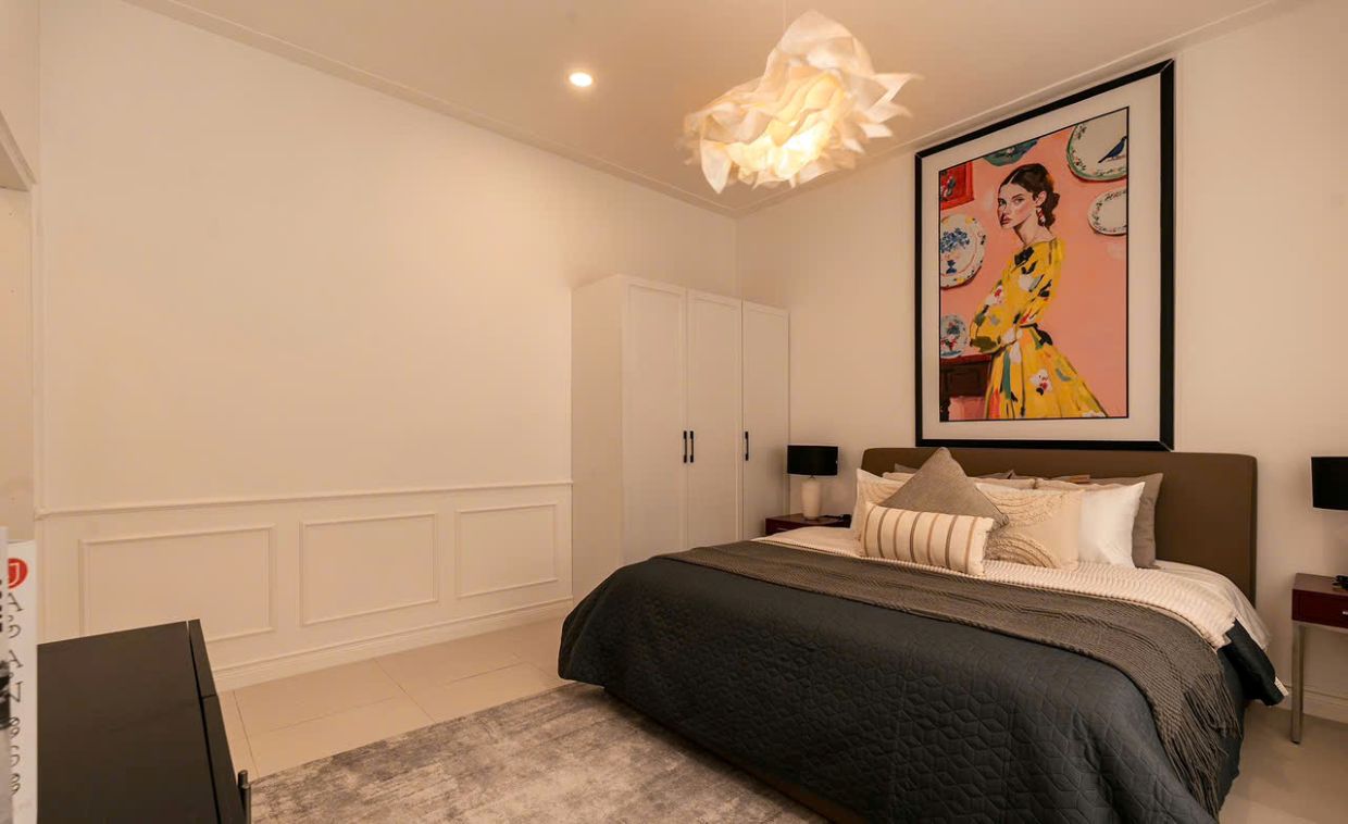 Villa Quận 2 Sài Gòn Odwin77 - Khu vực phòng ngủ