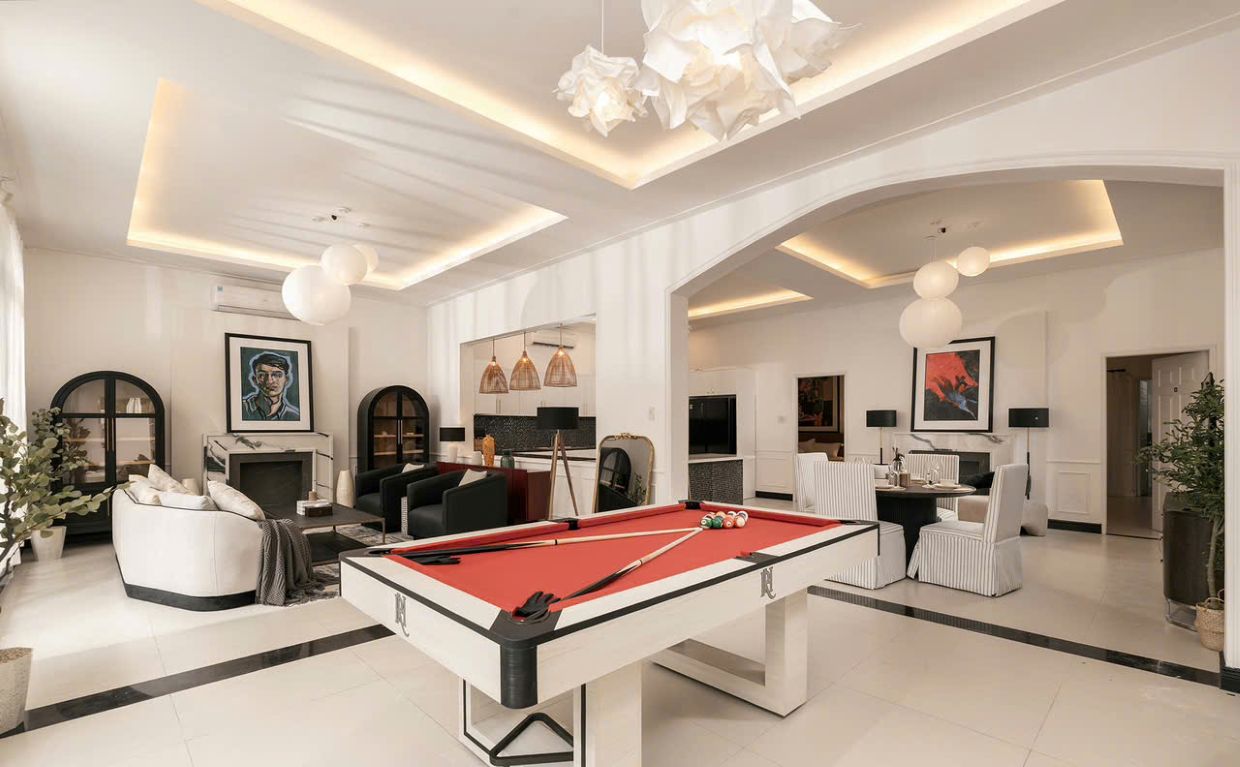 Villa Quận 2 Sài Gòn Odwin77 - Khu vực phòng khách