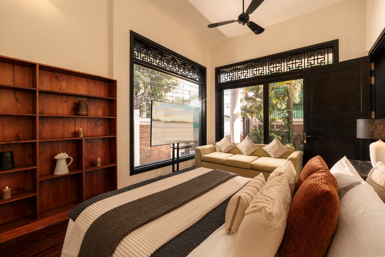 Villa Quận 2 Sài Gòn Odwin78 - Khu vực phòng ngủ