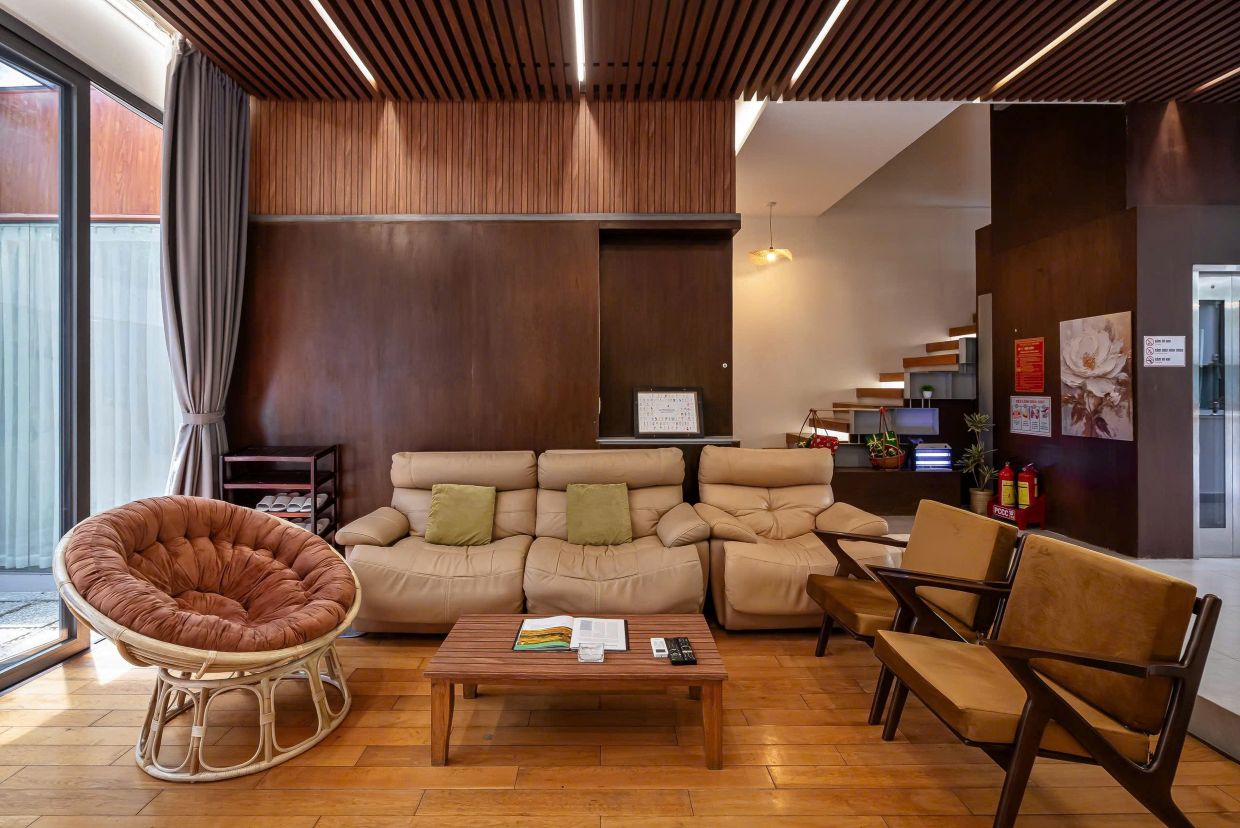 Villa Quận 7 Sài Gòn Odwin80 – Khu vực phòng khách