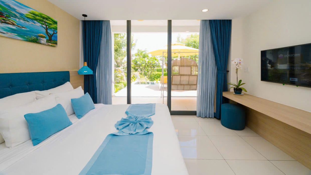 Villa Oceanami 4PN01 – Khu vực phòng ngủ