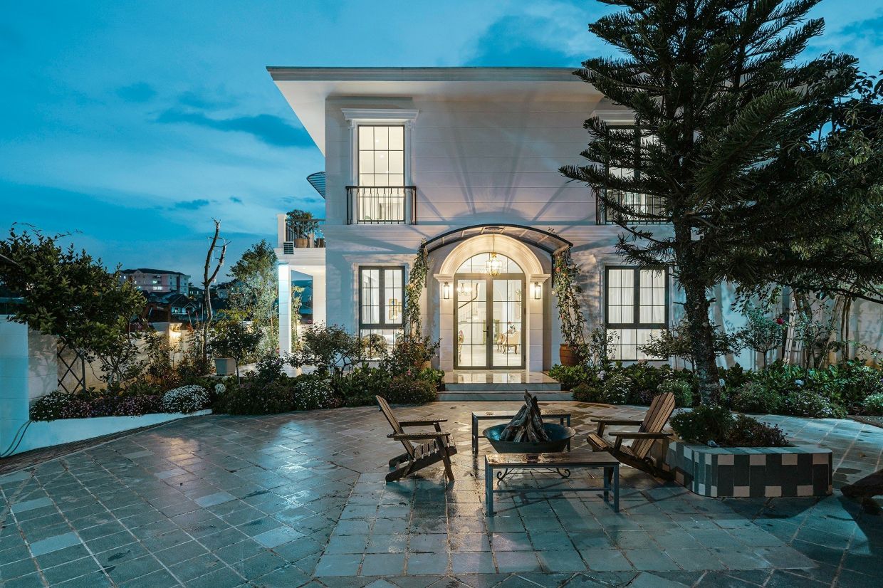 Villa Odwin Đà Lạt 17 - Khu vực sân vườn