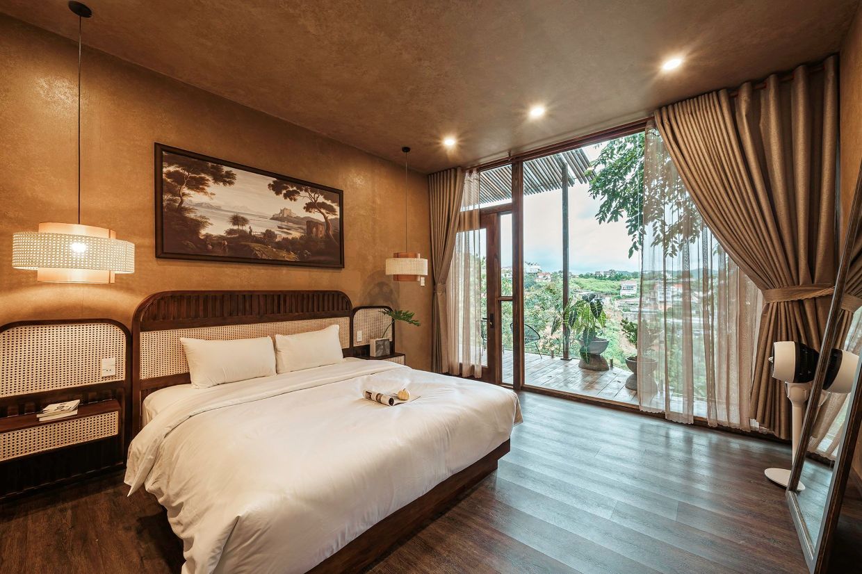 Villa Odwin Đà Lạt 45 - Khu vực phòng ngủ