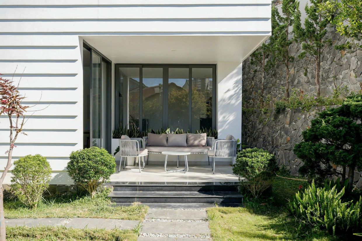 Villa Odwin Đà Lạt 53 – Khu vực sân vườn