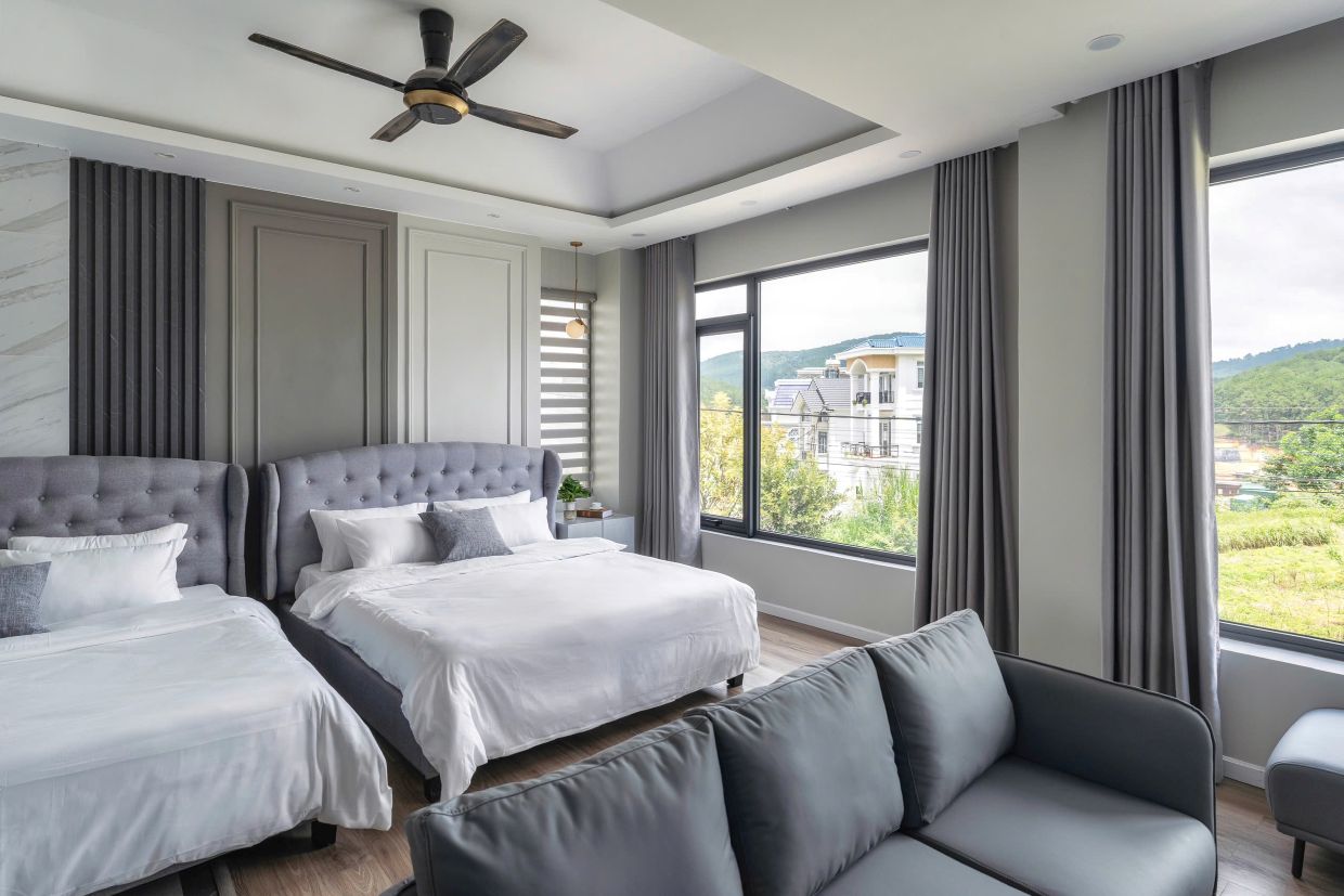 Villa Odwin Đà Lạt 55 - Khu vực phòng ngủ