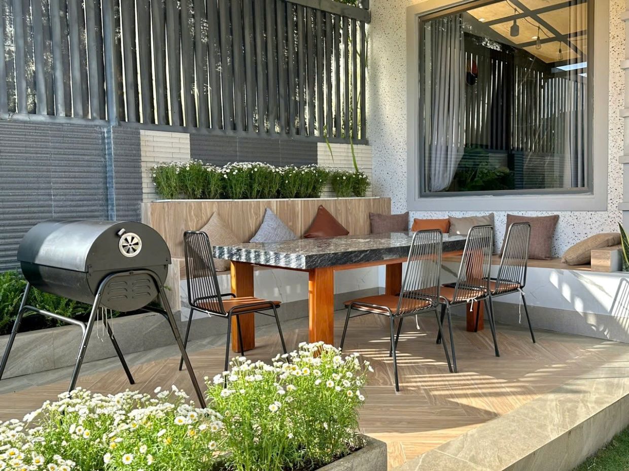 Villa Odwin Đà Lạt 55 - Khu vực sân BBQ