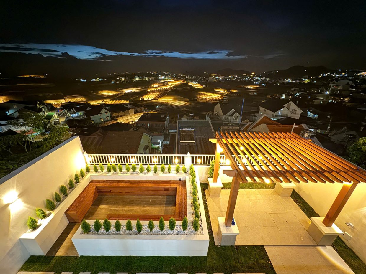 Villa Odwin Đà Lạt 67 - Khu vực sân thượng