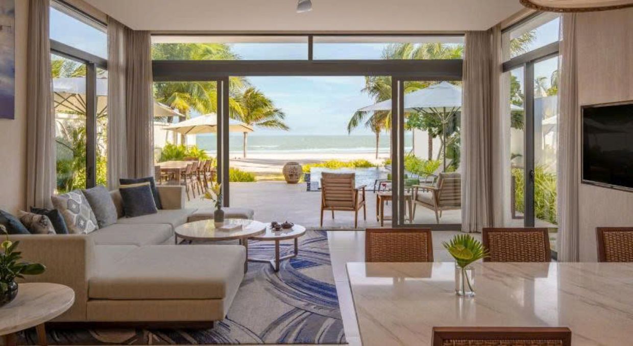 Villa Odwin Hồ Tràm 11 - Khu vực phòng khách