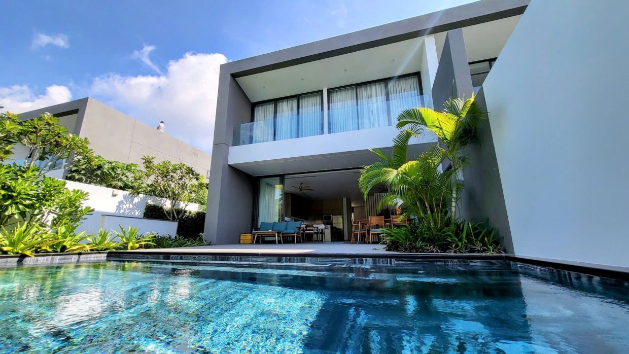 Villa Odwin Hồ Tràm 14 - Khu vực hồ bơi