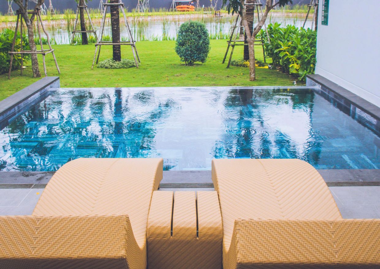 Villa Odwin Hồ Tràm 16 - Khu vực hồ bơi