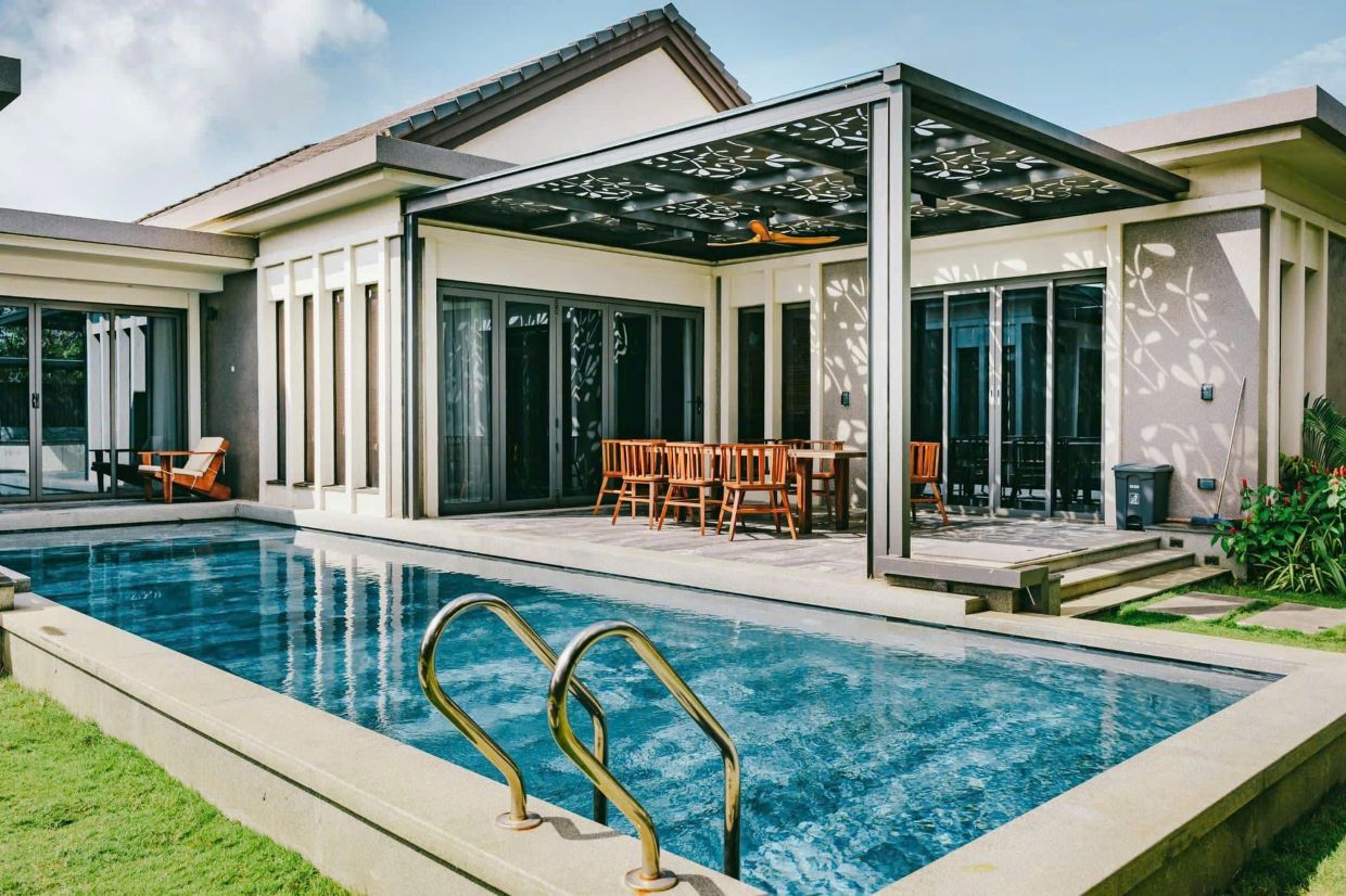 Villa Odwin Hồ Tràm 18 - Khu vực hồ bơi