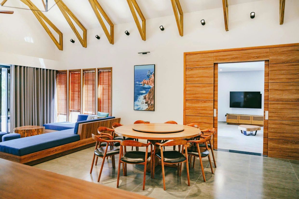 Villa Odwin Hồ Tràm 18 - Khu vực phòng khách