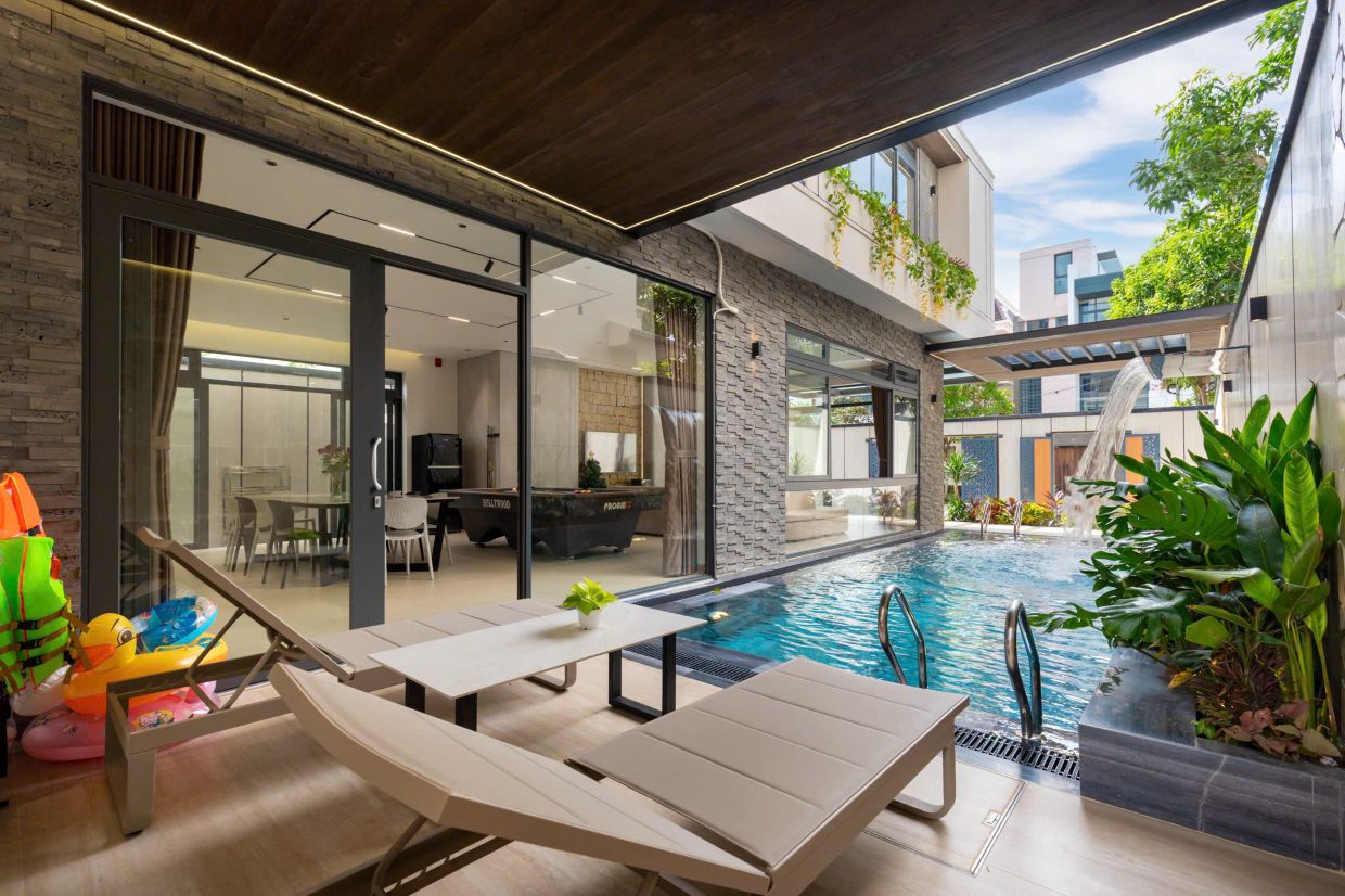 Villa Odwin B5 - Khu vực hồ bơi
