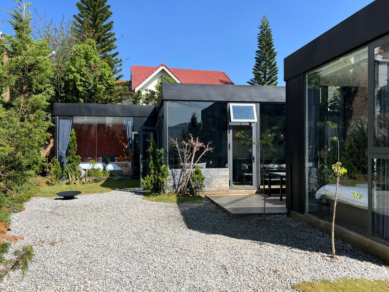 Villa Odwin Đà Lạt 69 - Khu vực sân vườn