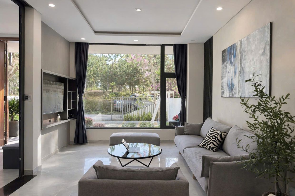 Villa Odwin Đà Lạt 70 - Khu vực phòng khách