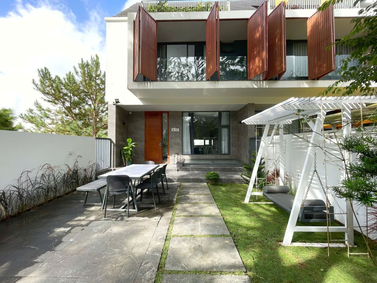 Villa Odwin Đà Lạt 71 - Khu vực sân vườn
