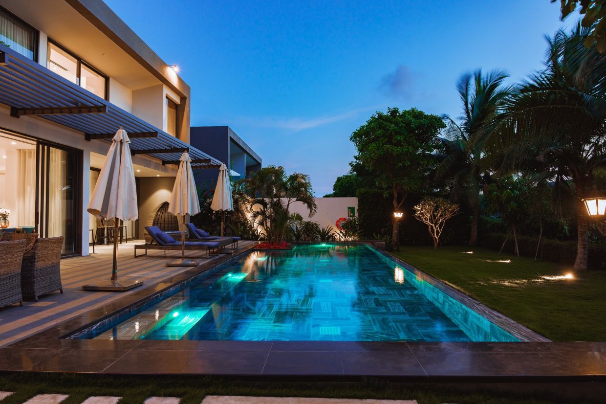 Villa Odwin Hồ Tràm 01 - Khu vực hồ bơi
