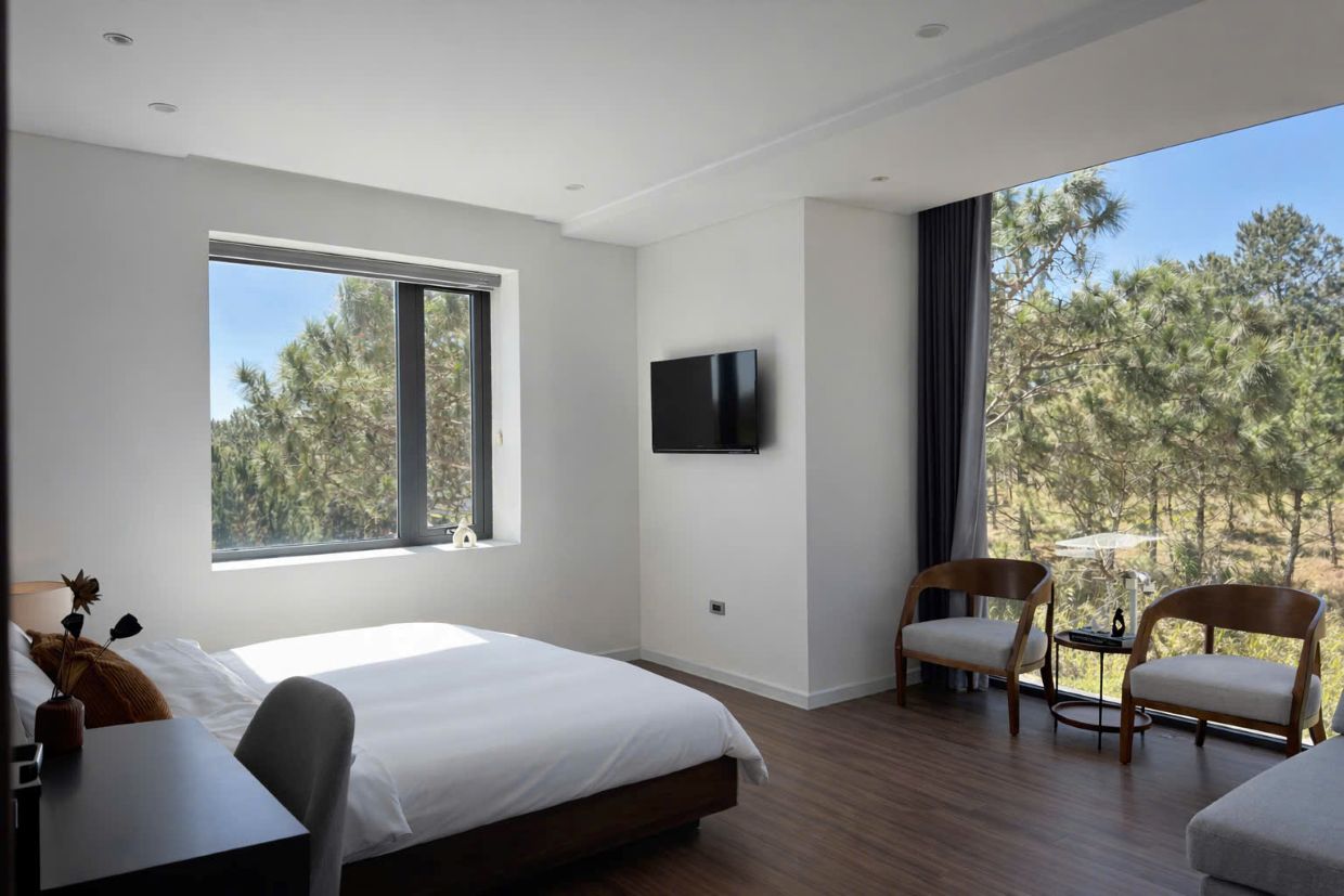 Villa Odwin Đà Lạt 70 – Khu vực phòng ngủ