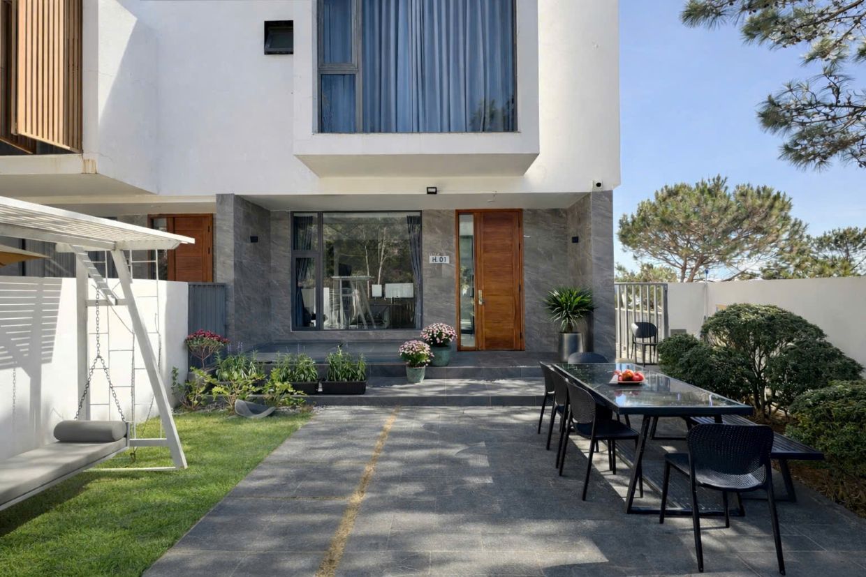 Villa Odwin Đà Lạt 70 – Khu vực sân vườn