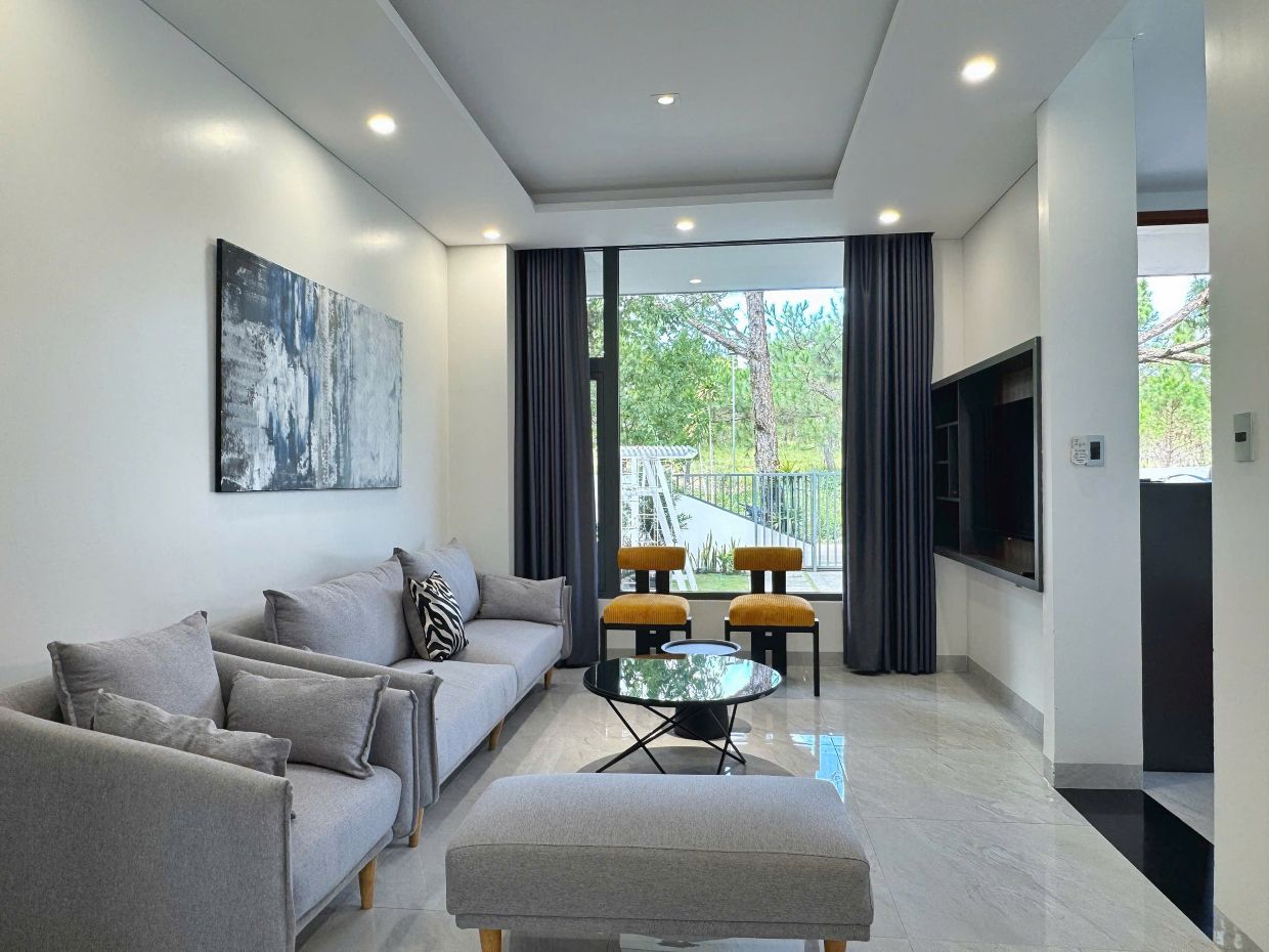 Villa Odwin Đà Lạt 71 – Khu vực phòng khách
